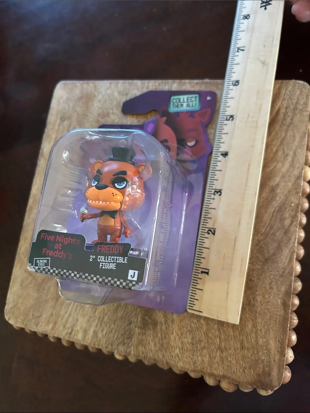 Five Nights at Freddy’s “Freddy” 2” Collectible Figure Glowing Eyes New